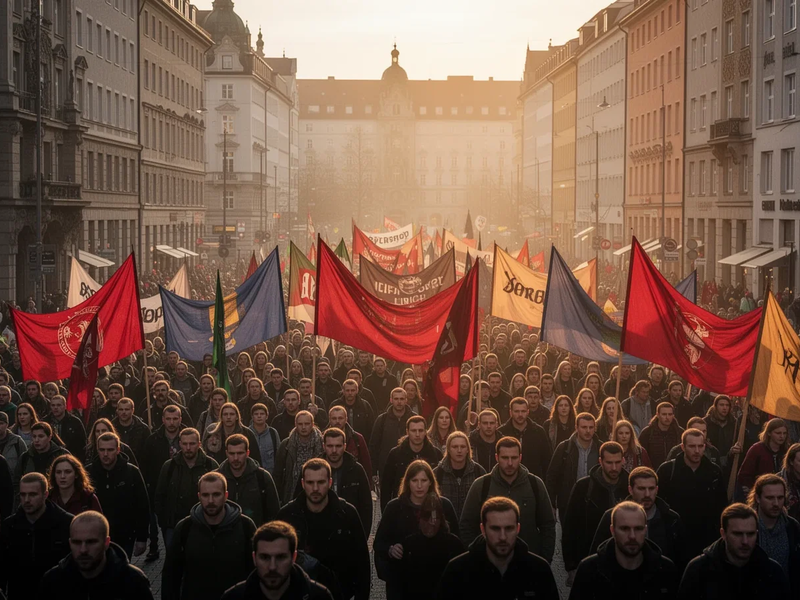 Krachparade in München: Tausende protestieren gegen Mietenwahnsinn - Foto: über boerse-global.de
