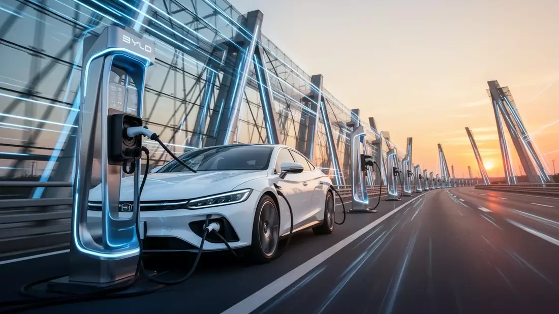 BYD Aktie: 20.000 Schnellladestationen bis Ende 2026 - Bild: über boerse-global.de