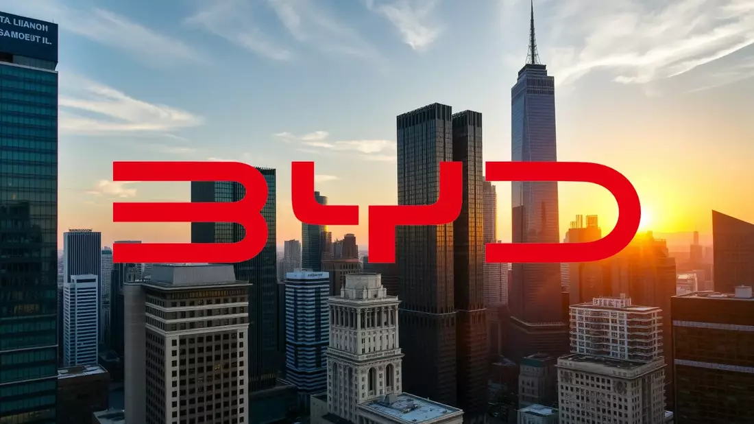 BYD: el récord de exportaciones no oculta el atasco de las baterías ni el desplome del beneficio Illustration mit AI erstellt übermittelt durch boerse-global.de