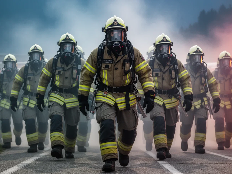 Feuerwehr Mühlhausen: 22 Helfer bestehen anspruchsvolle Atemschutz-Prüfung - Foto: über boerse-global.de