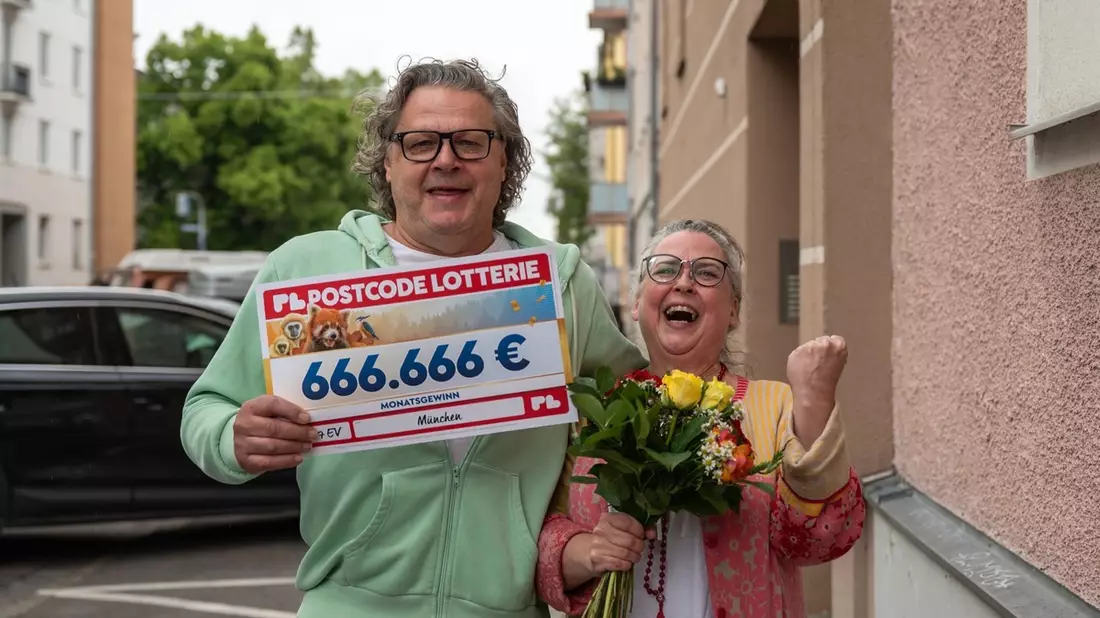 München im Millionen-Glück: Postcode Lotterie verteilt zwei Millionen Euro an 123 Glückspilze - Bild: presseportal.de