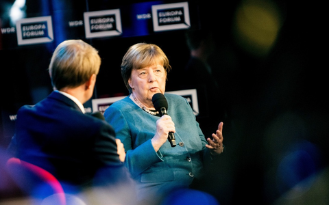 Merkel beim WDR Europaforum: „Europa setzt diplomatisches Potenzial nicht genügend ein“ - Foto: presseportal.de