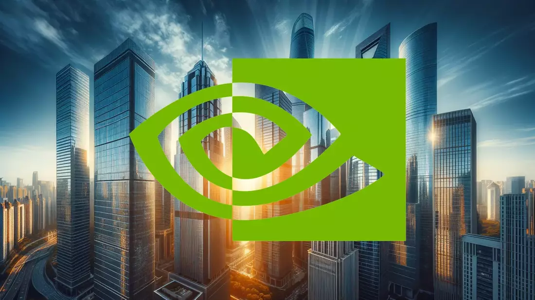 Nvidia: 725.000 millones de dólares en pedidos y el comodín chino elevan la tensión antes de los resultados Illustration mit AI erstellt übermittelt durch boerse-global.de