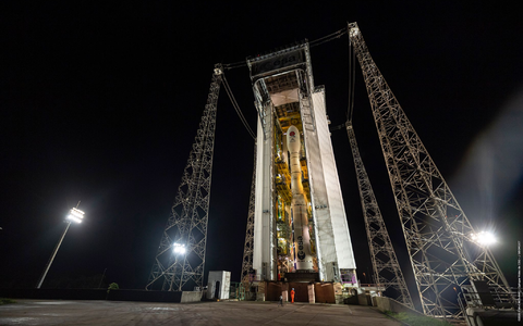 Eine Vega-C-Rakete nahm den Satelliten an Bord. - Foto: J Georget/Esa/dpa