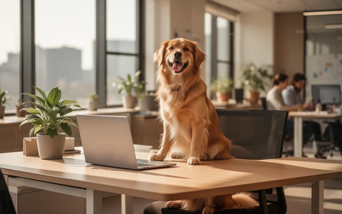 Bürohunde werden zum ernsthaften Benefit für Unternehmen - Foto: über boerse-global.de