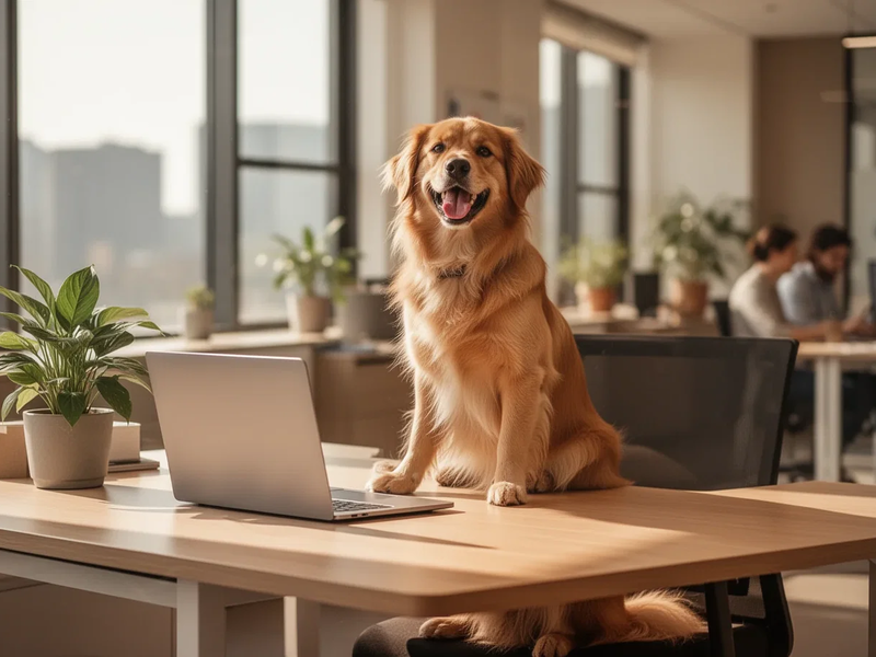 Bürohunde werden zum ernsthaften Benefit für Unternehmen - Foto: über boerse-global.de