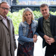 Held (l) spielte unter anderem den Kommissar Ludwig Schaller in der ZDF-Krimireihe «München Mord» an der Seite von Bernadette Heerwagen (M) und Marcus Mittermeier (r).  - Foto: Sven Hoppe/dpa