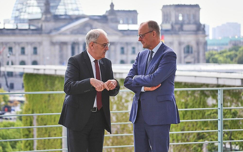 Guy Parmelin und Friedrich Merz am 19.05.2026 - Foto: via dts Nachrichtenagentur