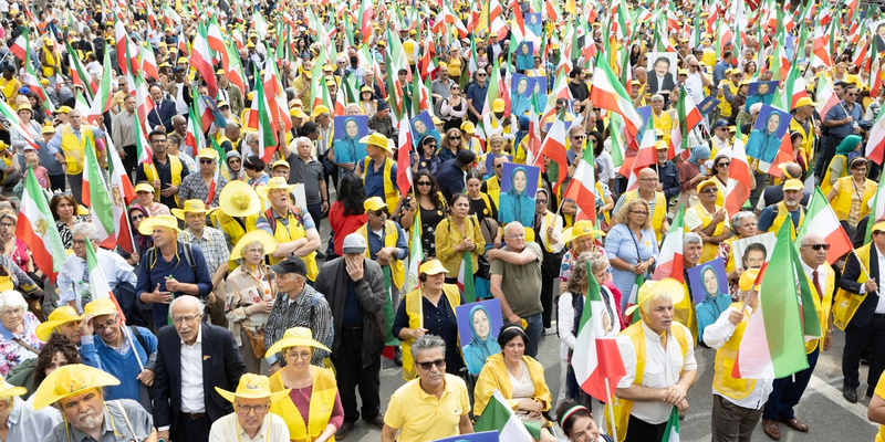 Mega-Protest in Paris: 100.000 Teilnehmer gegen Hinrichtungen und für eine demokratische Republik im Iran erwartet - Foto: presseportal.de