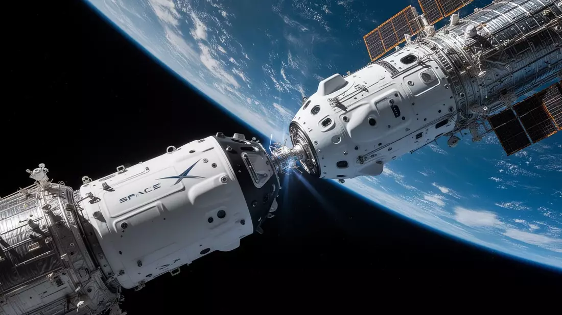 SpaceX Aktie: Cargo Dragon CRS-34 dockt an ISS an - Bild: über boerse-global.de