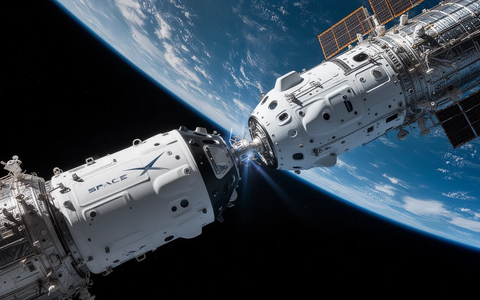 SpaceX Aktie: Cargo Dragon CRS-34 dockt an ISS an - Foto: über boerse-global.de