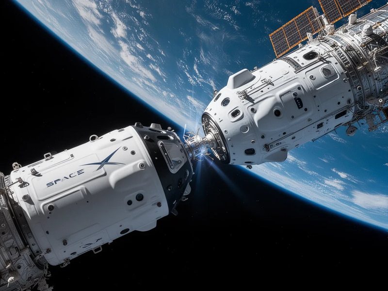 SpaceX Aktie: Cargo Dragon CRS-34 dockt an ISS an - Foto: über boerse-global.de