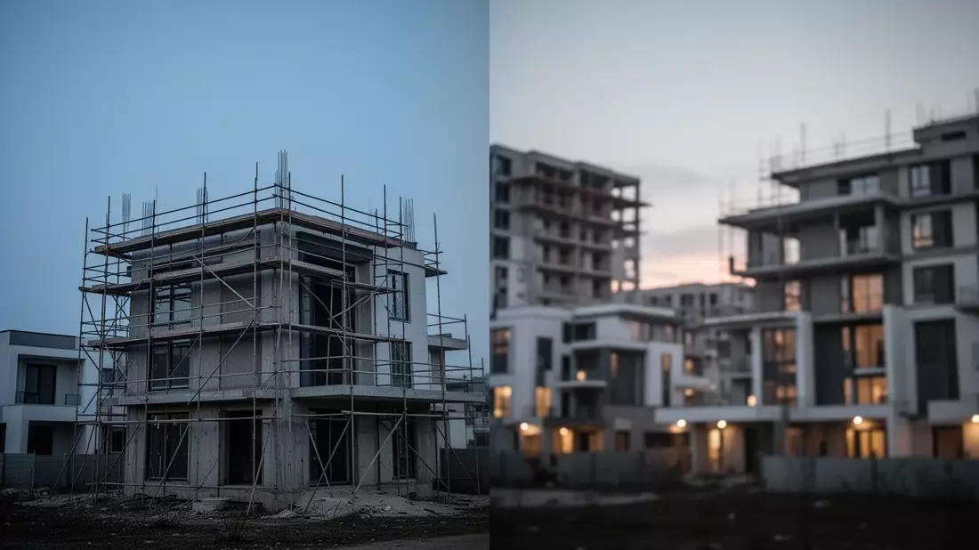 Trendwende am Immobilienmarkt: Baugenehmigungen steigen, Stimmung sinkt - Bild: über boerse-global.de