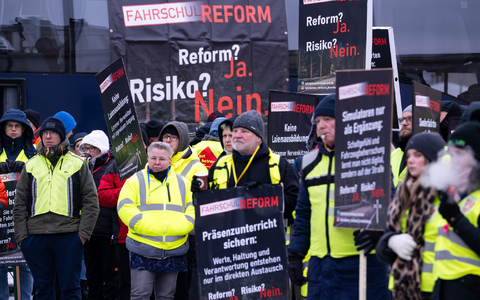 Es gab bereits Proteste. - Foto: Soeren Stache/dpa