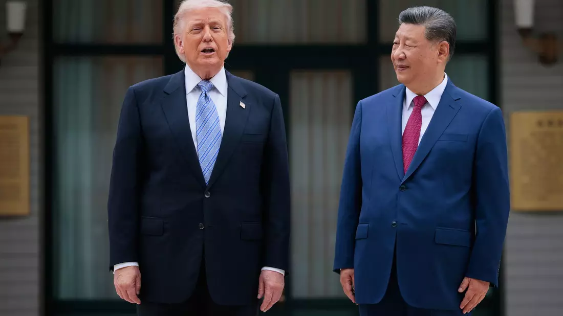 Auch Trump war von Xi in Peking freundlich empfangen worden. (Archivbild)  - Bild: Evan Vucci/Pool Reuters/AP/dpa