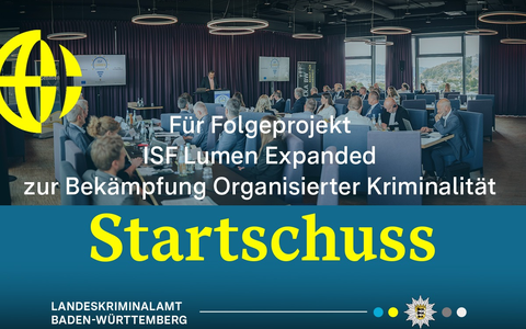 LKA-BW: Eine Erfolgsgeschichte wird fortgesetzt: Projekt ISF Lumen Expanded stärkt die grenzübergreifende Bekämpfung Organisierter Kriminalität - Foto: presseportal.de