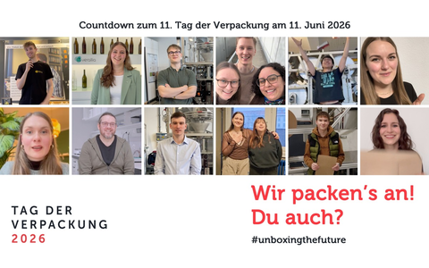 Nicht nur reden. Mithelfen, forschen, verändern! / Tag der Verpackung 2026 - Foto: presseportal.de