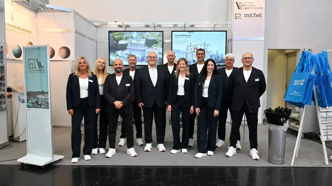 IFAT 2026: Großes internationales Interesse an den SDS-Schlammtrocknungssystemen - Danke für Ihren Besuch - Bild: presseportal.de