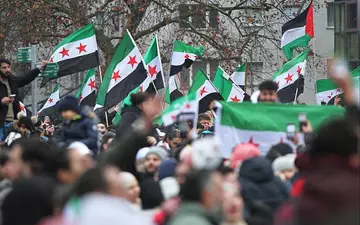 Syrer in Deutschland feiern den Sturz von Assad in Syrien (Archiv) - Foto: via dts Nachrichtenagentur