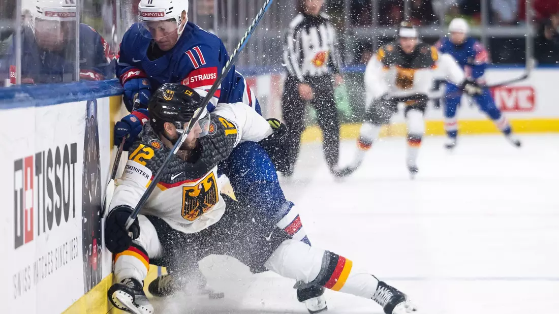 Deutschland zeigte gegen Weltmeister USA eine deutliche Leistungssteigerung. - Bild: Andreas Becker/KEYSTONE/dpa