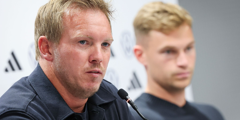 Julian Nagelsmann spricht bei einer Pressekonferenz. (Archivbild) - Foto: Christian Charisius/dpa