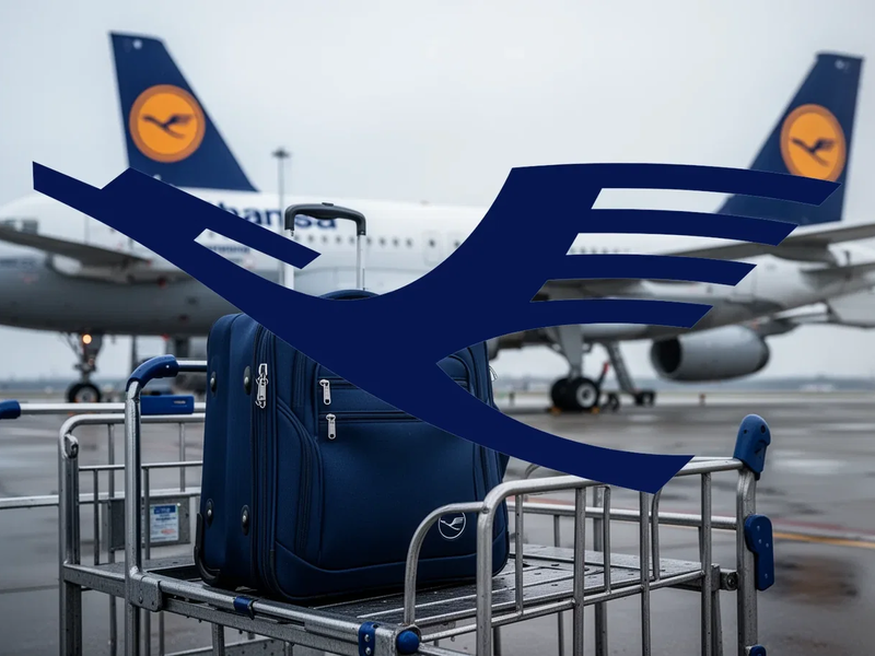 Lufthansa Aktie: Handgepäck kostet ab 15 Euro - Foto: über boerse-global.de