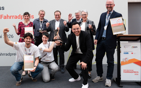 Der Deutsche Fahrradpreis 2026: Das sind die Gewinnerprojekte! / Diese drei Projekte zeigen, wie vielfältig erfolgreiche Radverkehrsförderung ist - Foto: presseportal.de