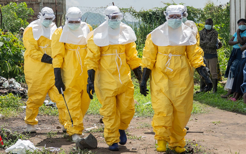 Im Kongo und in Uganda gibt es nach WHO-Angaben inzwischen mehr als 500 Verdachtsfälle von Ebola, einer ansteckenden und lebensbedrohlichen Krankheit. - Foto: Moses Sawasawa/AP/dpa