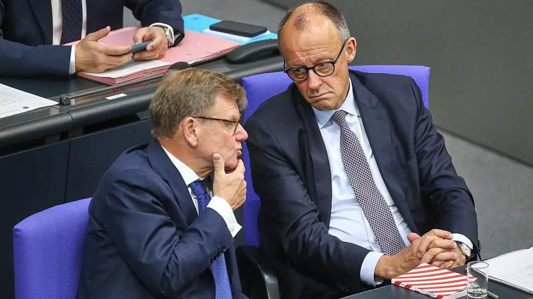 Johann Wadephul und Friedrich Merz am 21.05.2026 - Bild: via dts Nachrichtenagentur