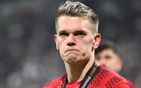 Sichtlich gezeichnet von der Finalniederlage: Abwehrchef Matthias Ginter. - Foto: Robert Michael/dpa