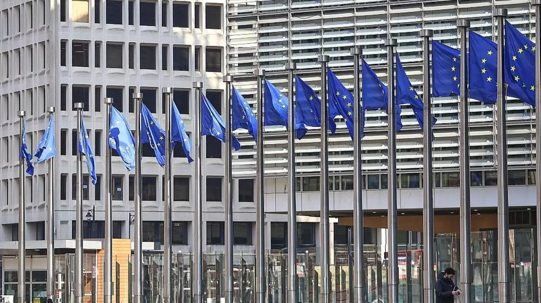 EU-Fahnen (Archiv) - Bild: via dts Nachrichtenagentur