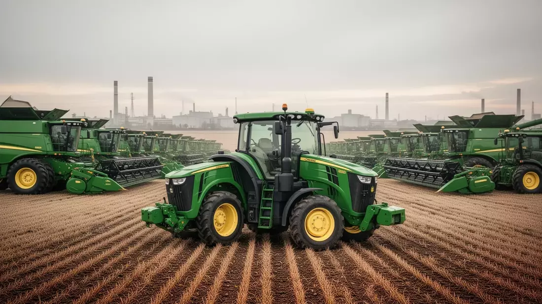 Deere Aktie: Bau rettet das Quartal - Bild: über boerse-global.de