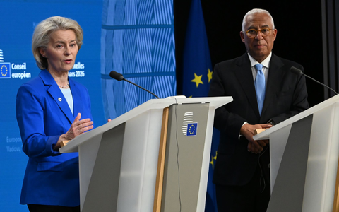 Kommissionspräsidentin Ursula von der Leyen und Ratspräsident António Costa müssen auf Merz' Brief reagieren. (Archivbild) - Foto: Markus Lenhardt/dpa