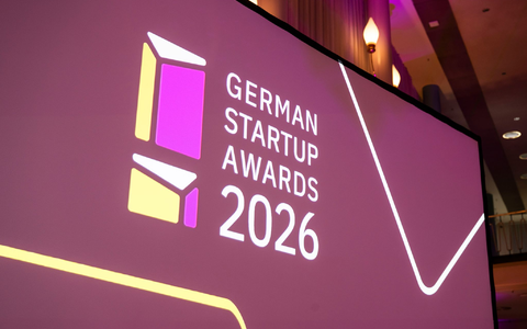Die German Startup Awards wurden im Palais am Funkturm verliehen. - Foto: Christophe Gateau/dpa