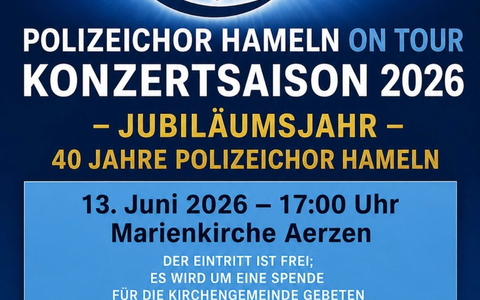 POL-HM: 40 Jahre Polizeichor Hameln - und weiterhin on Tour - Foto: presseportal.de