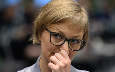 Grünen-Chefin Franziska Brantner kritisiert das Vorgehen in der Debatte über eine Rentenreform. (Archivbild) - Foto: Hendrik Schmidt/dpa