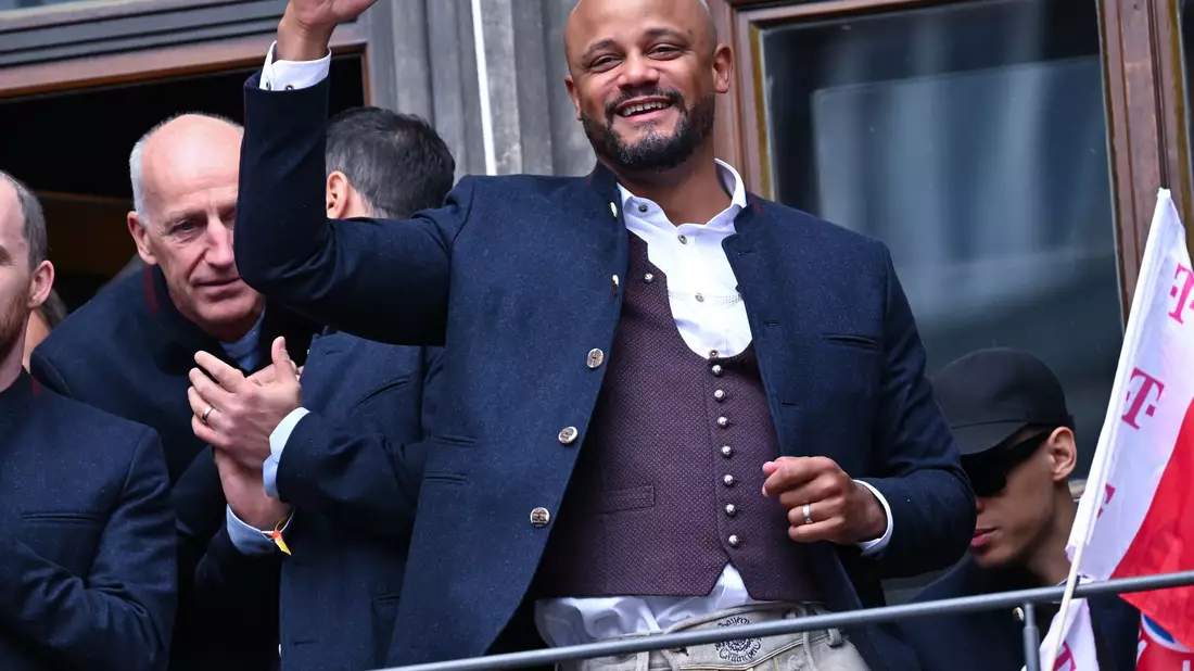 Das Double im Blick: Bayern-Coach Vincent Kompany. (Archivbild) - Bild: Sven Hoppe/dpa