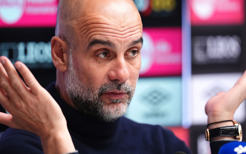 Pep Guardiola hört bei Manchester City auf.  - Foto: John Walton/PA Wire/dpa
