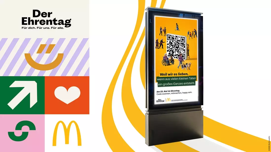 Ehrentag bei McDonald's: Gratis-Kaffee, Ehrenweg und vielfältige Aktionen rund um soziales Engagement - Bild: presseportal.de