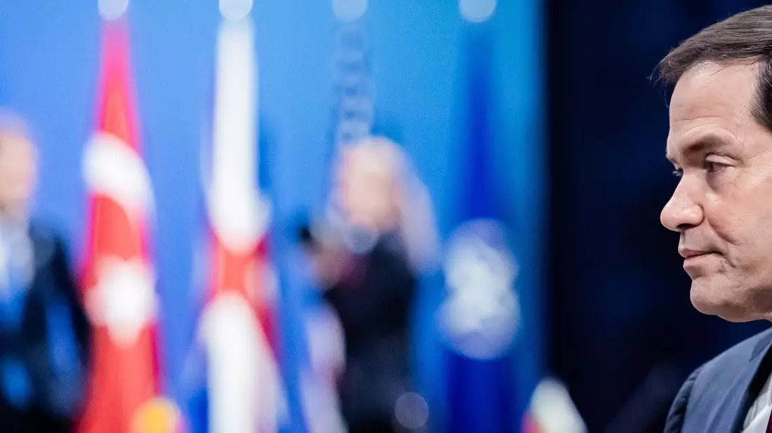 Will Nutzungseinschränkungen für US-Militärstützpunkte nicht akzeptieren: US-Außenminister Marco Rubio. - Bild: Christoph Soeder/dpa