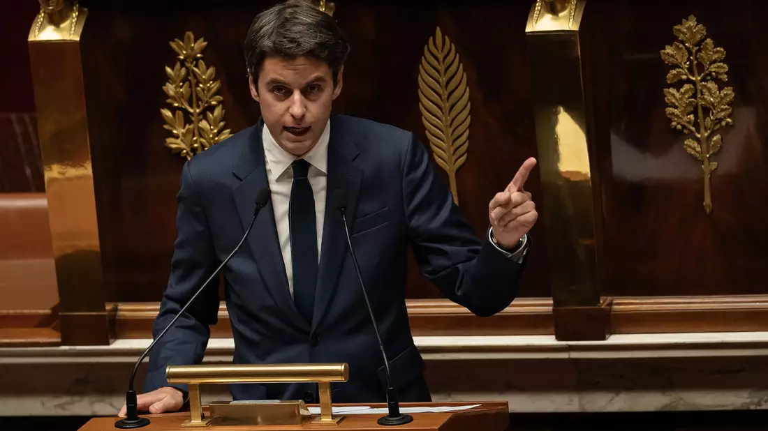 Gabriel Attal will dem französischen Präsidenten Emmanuel Macron in seinem Amt nachfolgen. (Archivbild) - Bild: Aurelien Morissard/XinHua/dpa