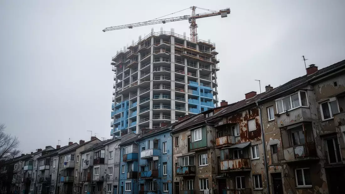Deutschlands Wohnungsbau auf Talfahrt: Nur noch 206.600 neue Wohnungen 2025 - Bild: über boerse-global.de