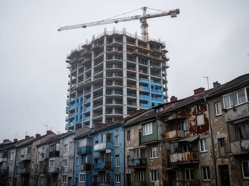 Deutschlands Wohnungsbau auf Talfahrt: Nur noch 206.600 neue Wohnungen 2025 - Foto: über boerse-global.de