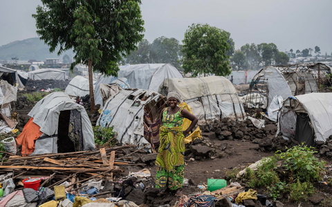 Im Ostkongo leben bis zu vier Millionen Binnenflüchtlinge oft unter sehr beengten Verhältnissen. (Archivbild) - Foto: Moses Sawasawa/AP/dpa