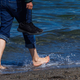 Auch an der Küste wird es warm. - Foto: Jens Büttner/dpa