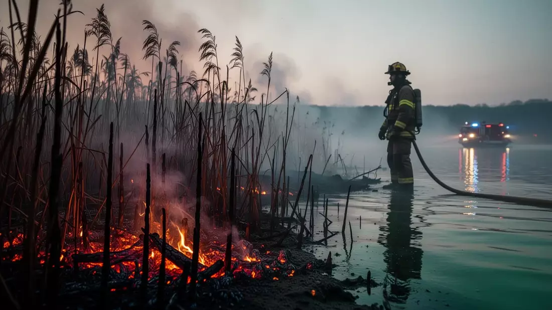 Schilfbrände am Bodensee: Feuerwehren im Kampf gegen unsichtbare Gefahren - Bild: über boerse-global.de