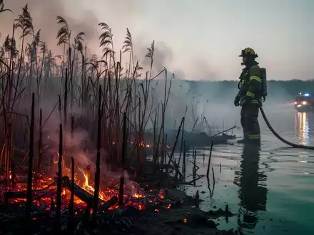 Schilfbrände am Bodensee: Feuerwehren im Kampf gegen unsichtbare Gefahren - Foto: über boerse-global.de