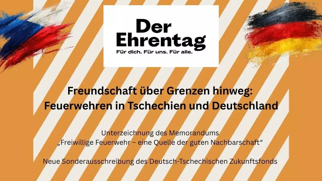 Freiwillige Feuerwehr - eine Quelle der guten Nachbarschaft / Neue Sonderausschreibung des Deutsch-Tschechischen Zukunftsfonds - Bild: presseportal.de