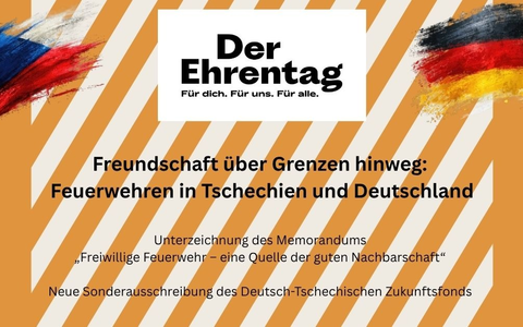 Freiwillige Feuerwehr - eine Quelle der guten Nachbarschaft / Neue Sonderausschreibung des Deutsch-Tschechischen Zukunftsfonds - Foto: presseportal.de