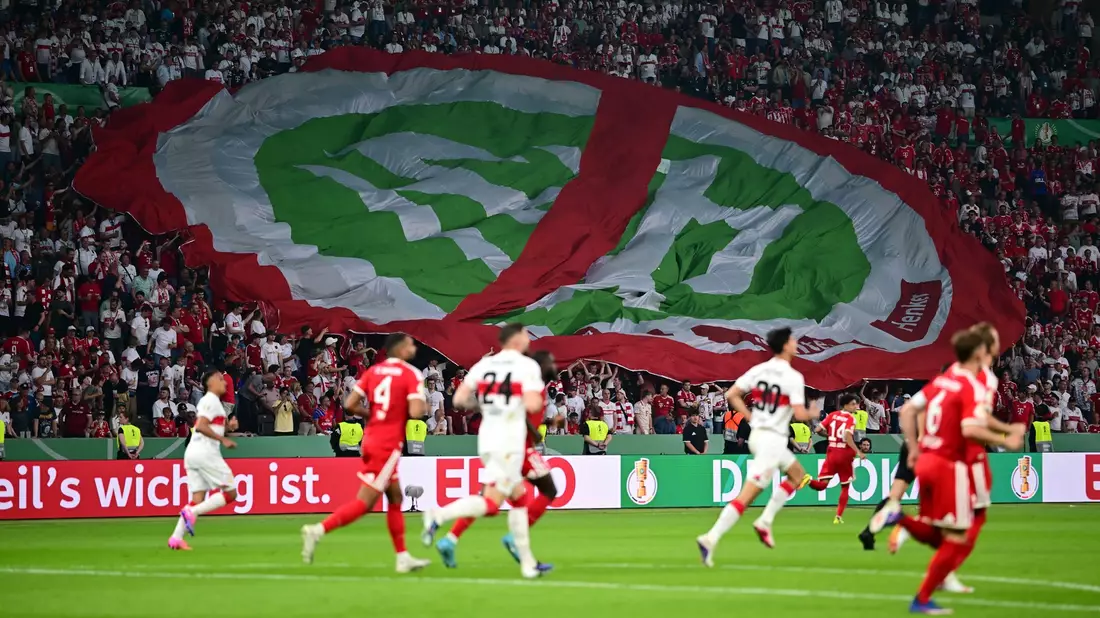 Die Fanlager protestieren gegen den DFB. - Bild: Sebastian Gollnow/dpa